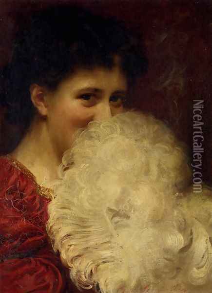 A plume of smoke Oil Painting - Thomas Benjamin Kennington