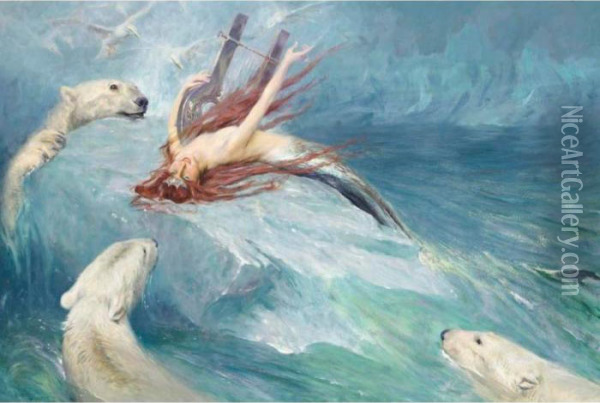 The Lure Of The North Oil Painting - Arthur Wardle