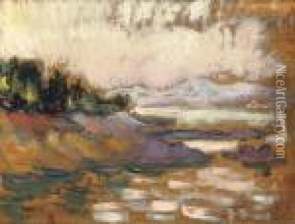 Paysage Oil Painting - Paul Signac