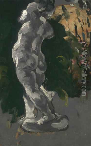 L'amour en platre Oil Painting - Paul Cezanne