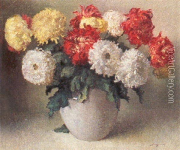 Blumenstilleben Oil Painting - Anna Maria Wegmann
