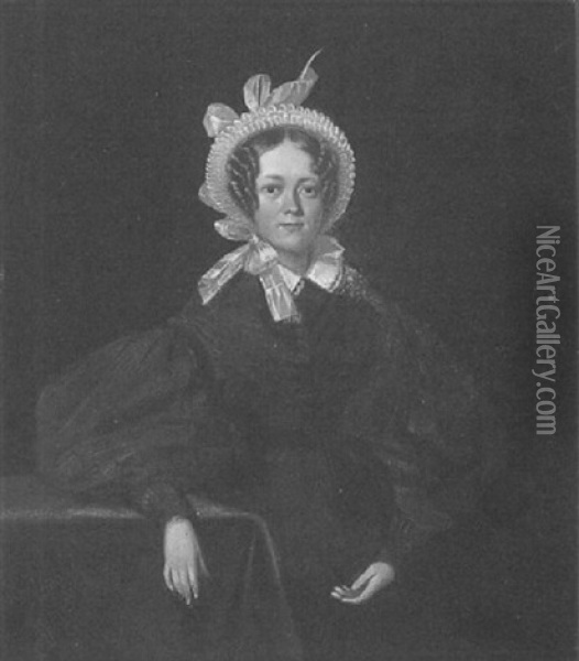 Portret Van Een Dame Oil Painting - Johannes Robertus Post Brants