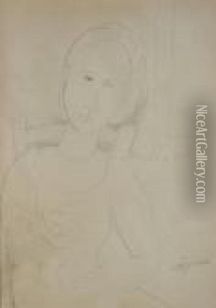 Ritratto Di Donna Seduta Oil Painting - Amedeo Modigliani