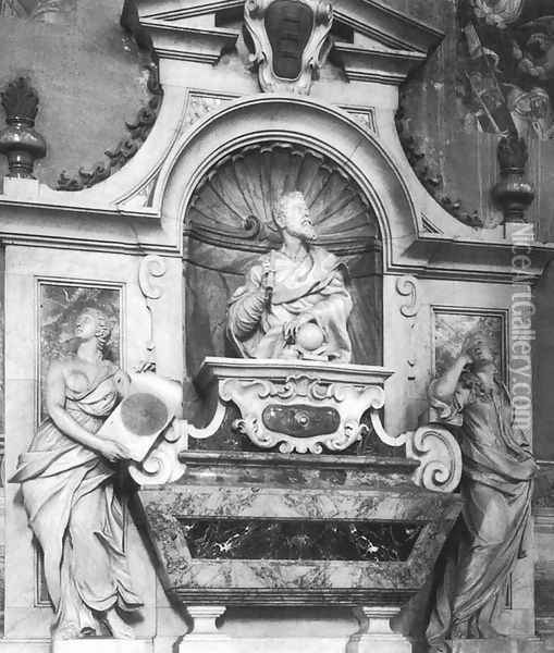 Tomb of Galileo Oil Painting - Giambattista Foggini