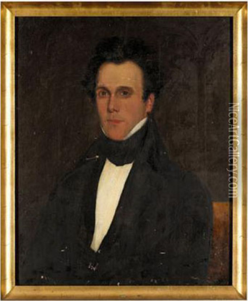 Portrait Of Ivory Jones Oil Painting - George Peter Alexander