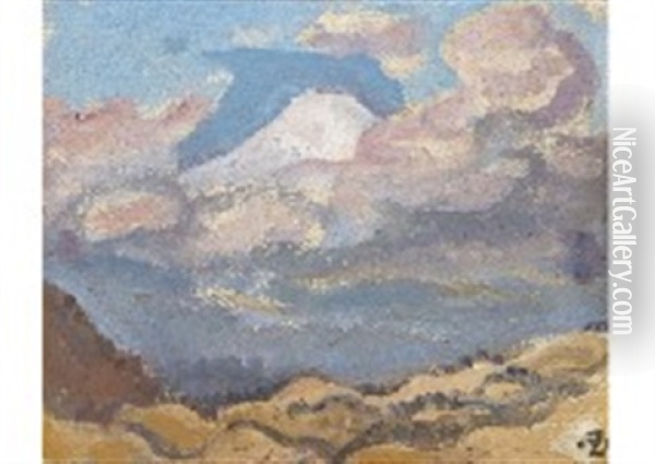 Jikkoku Gap Oil Painting - Kunishiro Mitsutani