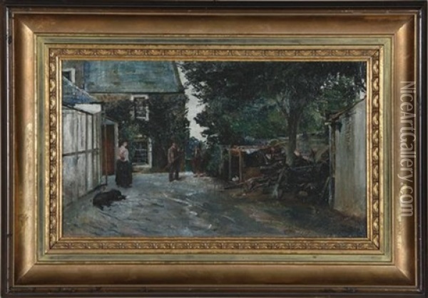 The Carrier's Cart Oil Painting - George Ogilvy Reid