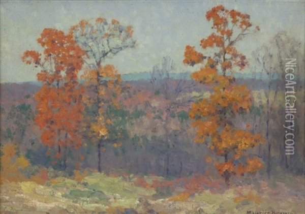 Chestnut Hill, Boston, Ma Oil Painting - Maurice Braun