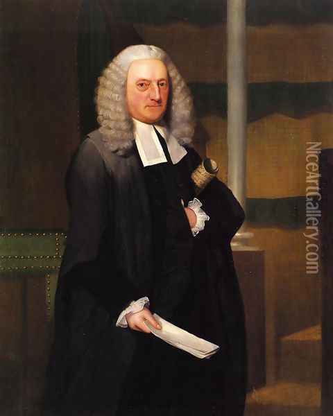 A Master in Chancery Entering the House of Lords Oil Painting - Ralph Earl