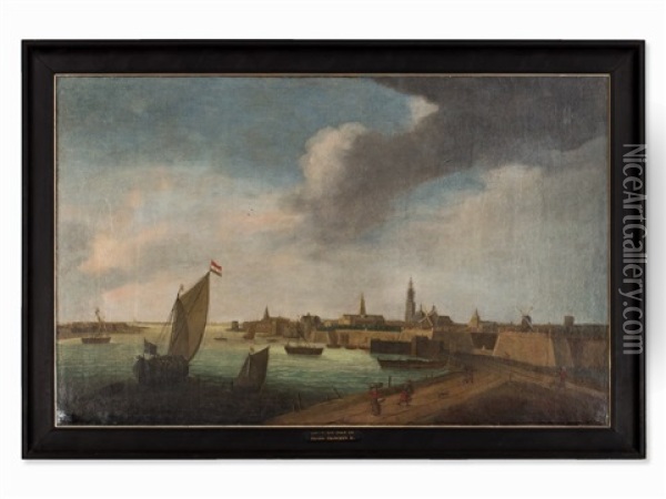 View Of Amsterdam Oil Painting -  Zeeman