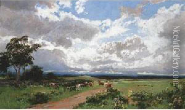 Near Liverpool, New South Wales Oil Painting - William Charles Piguenit