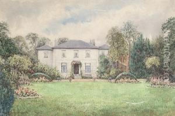 A Country House Oil Painting - Hetty Richards