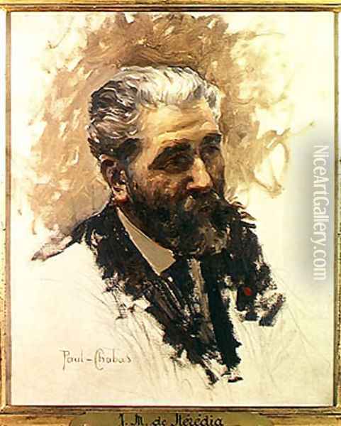 Jose Maria de Heredia (1842-1905) 1895 Oil Painting - Paul Chabas