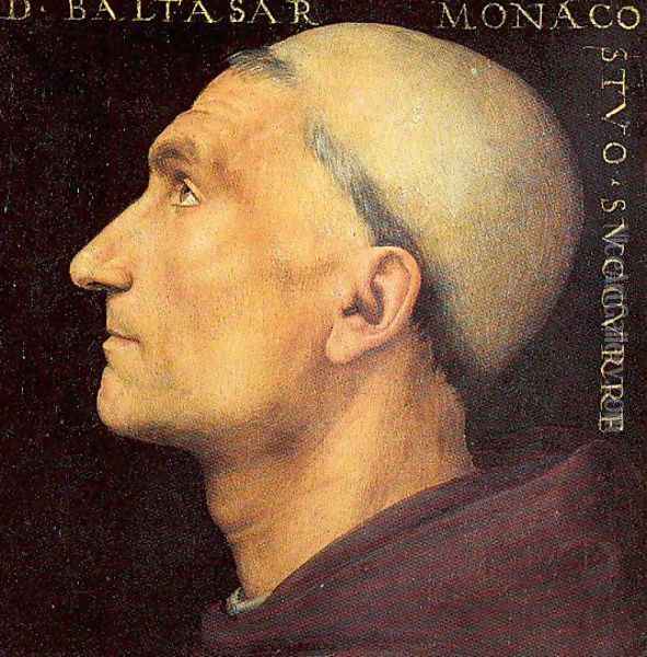 Portrait of Baldassare Vallombrosano 1500 Oil Painting - Pietro Vannucci Perugino