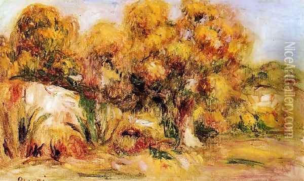 Landscape23 Oil Painting - Pierre Auguste Renoir