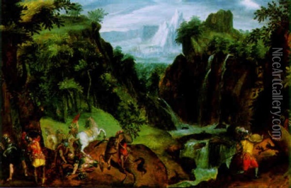 The Conversion Of Saint Paul Oil Painting - Paul Bril