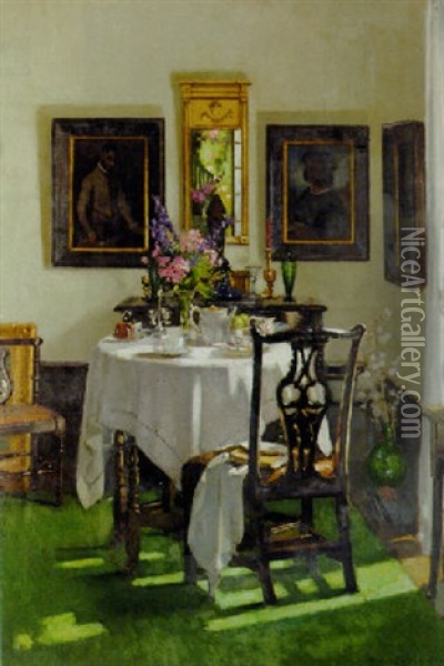 The Breakfast Room, Ardilea, North Berwick Oil Painting - Patrick William Adam