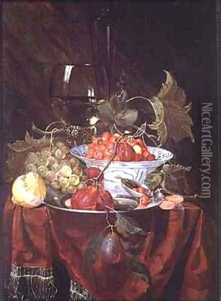 A Still life of Fruit Oil Painting - Nicolaes Van Gelder