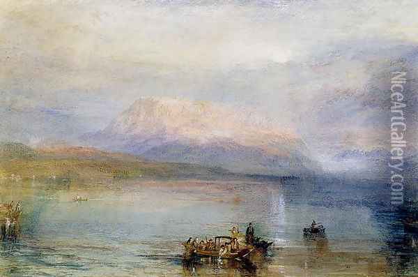 The Red Rigi, 1842 Oil Painting - Joseph Mallord William Turner