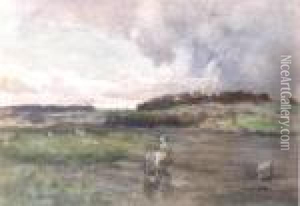 Askeaton, Co. Limerick, Ireland Oil Painting - Dermod William O'Brien