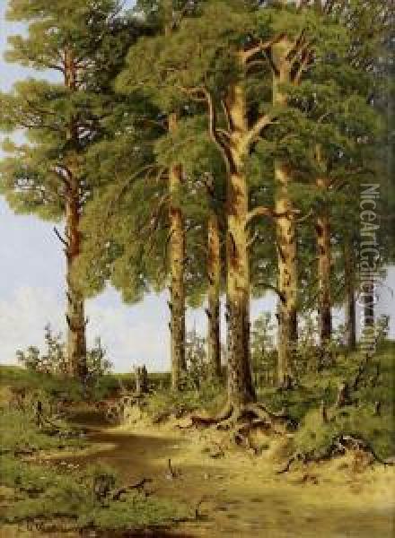 The Forest Clearing Oil Painting - Ivan Shishkin