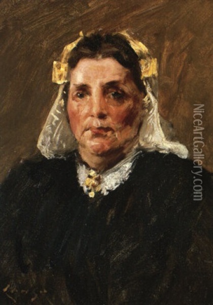 Woman Of Holland Oil Painting - William Merritt Chase