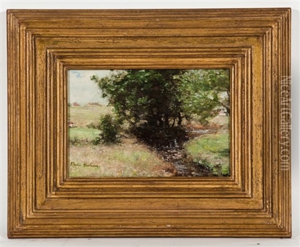 Babbling Brook Oil Painting - Joseph Morris Henderson