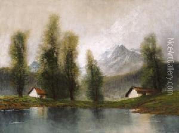 Alpesi Taj Oil Painting - Jeno Kuszka