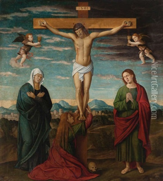 Golgotha Oil Painting - Jacopo Bellini