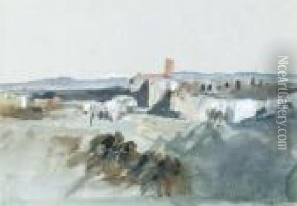 A Souvenir Of Turner: Rome Oil Painting - Hercules Brabazon Brabazon