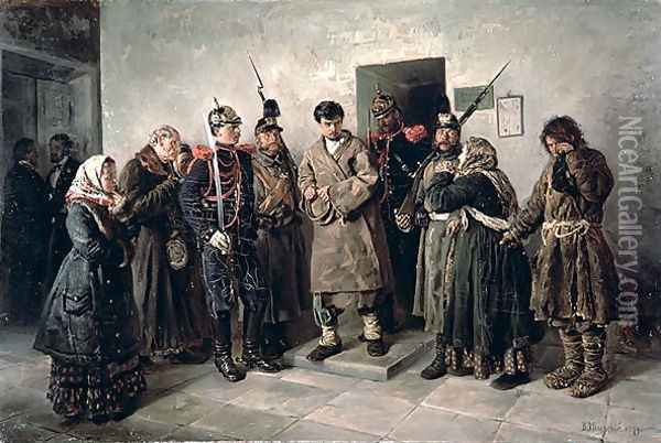 The Condemned, 1879 Oil Painting - Vladimir Egorovic Makovsky
