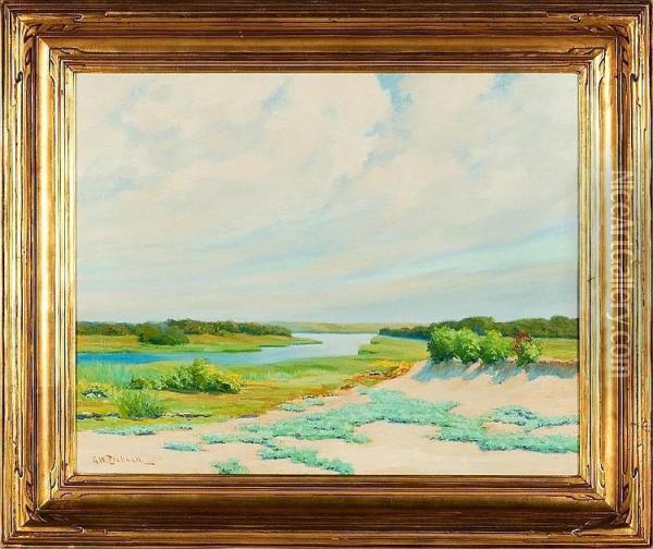 Sandscape Oil Painting - George W. Picknell