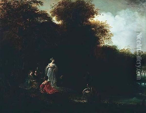 The Finding Of Moses Oil Painting - Jacob Willemsz de Wet the Elder