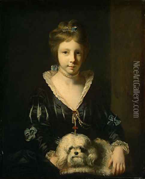 Miss Beatrix Lister Oil Painting - Sir Joshua Reynolds