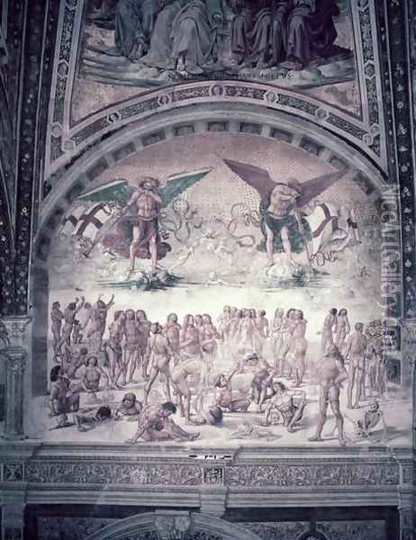 Last Judgement, Resurrection of the Body, 1499-1502 Oil Painting - Luca Signorelli