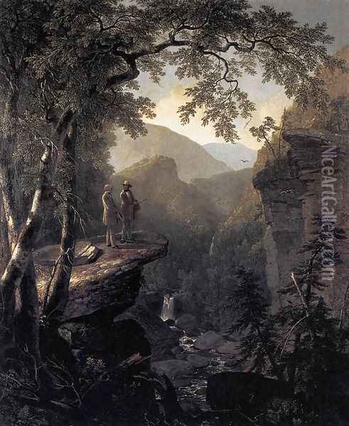 Kindred Spirits 1849 Oil Painting - Asher Brown Durand