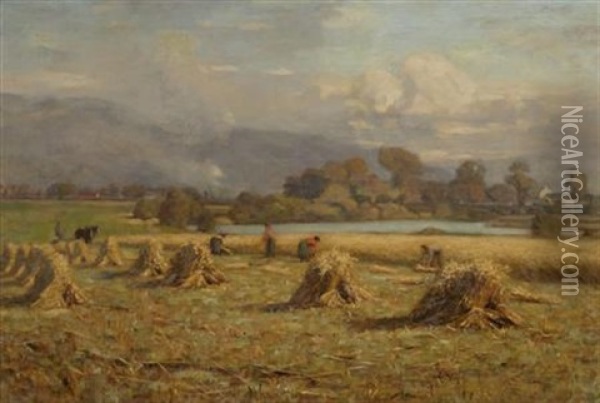 Harvest-time Oil Painting - Duncan Cameron