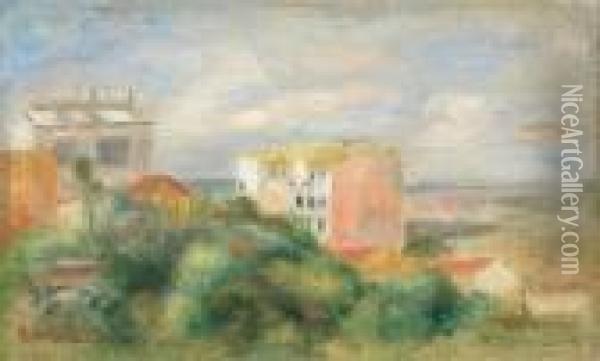 Paysage De Montmartre Oil Painting - Pierre Auguste Renoir