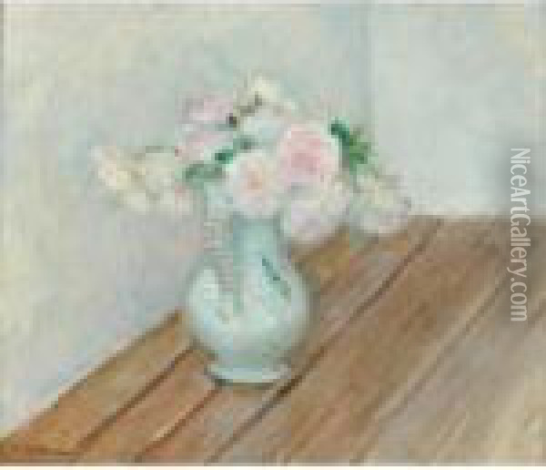Roses Dans Un Pichet Oil Painting - Henri Lebasque
