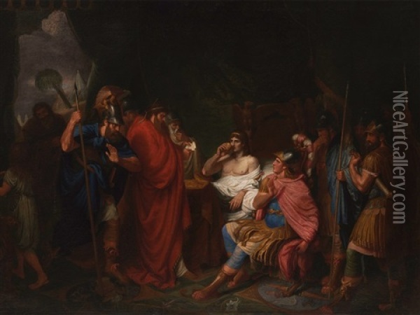 Historical Scene Oil Painting - Johann Heinrich Wilhelm Tischbein