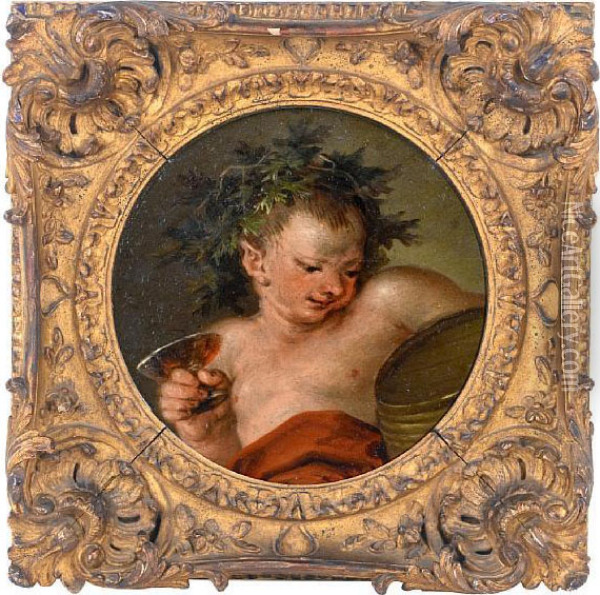 A Drunken Satyr Oil Painting - Watteau, Jean Antoine