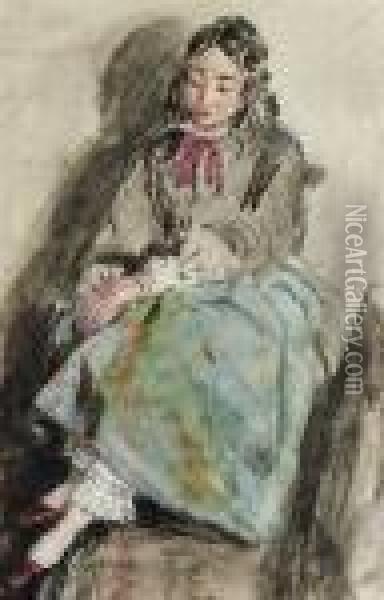 Girl Oil Painting - William Henry Hunt