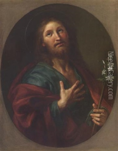 San Giuseppe E La Verga Fiorita Oil Painting - Tommaso Conca