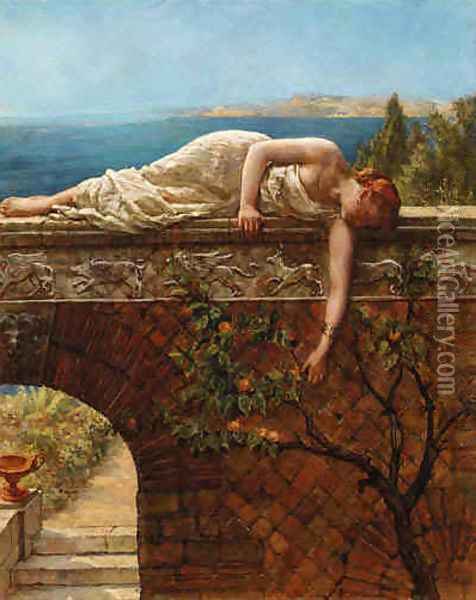 The Daughter of Eve Oil Painting - John Maler Collier
