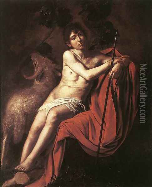 St John The Baptist 1610 Oil Painting - Caravaggio