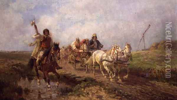 The Peasant Wedding Oil Painting - Fritz van der Venne
