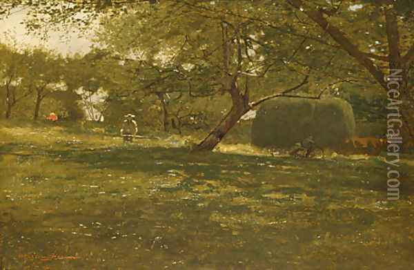 Harvest Scene Oil Painting - Winslow Homer