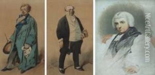 Male
Caricatures Oil Painting - Henri Bonaventure Monnier