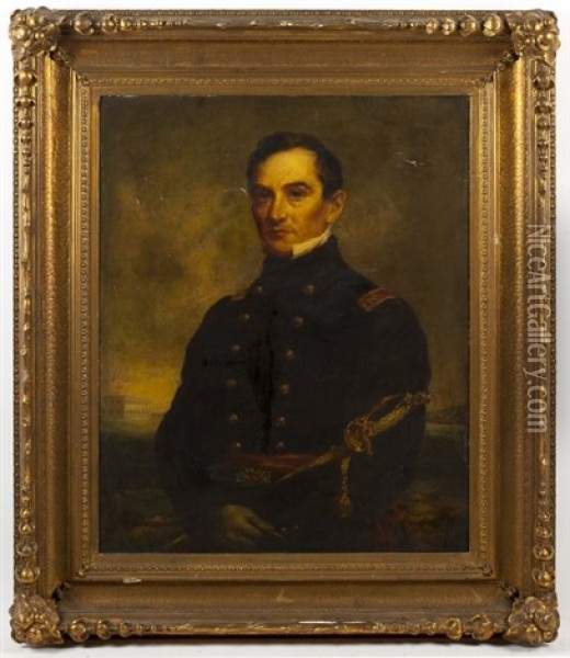 Major Robert Anderson Oil Painting - Joseph Alexandre Ames