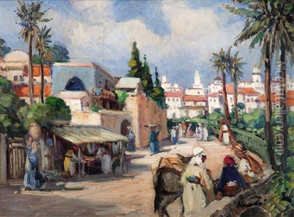 Jaffa Oil Painting - Pieter Hugo Naude